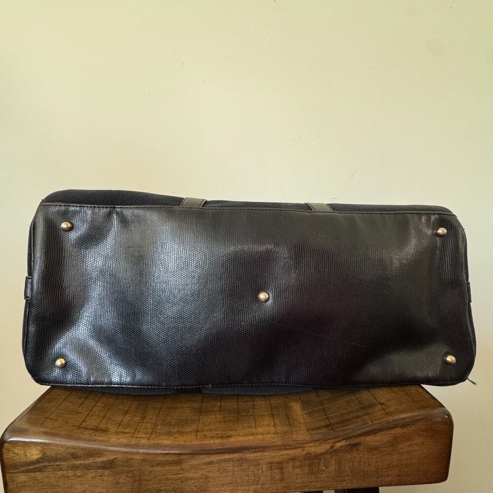 Vintage Y2K Victoria’s Secret Black Canvas Weekender Duffel Bag - Picture 16 of 16